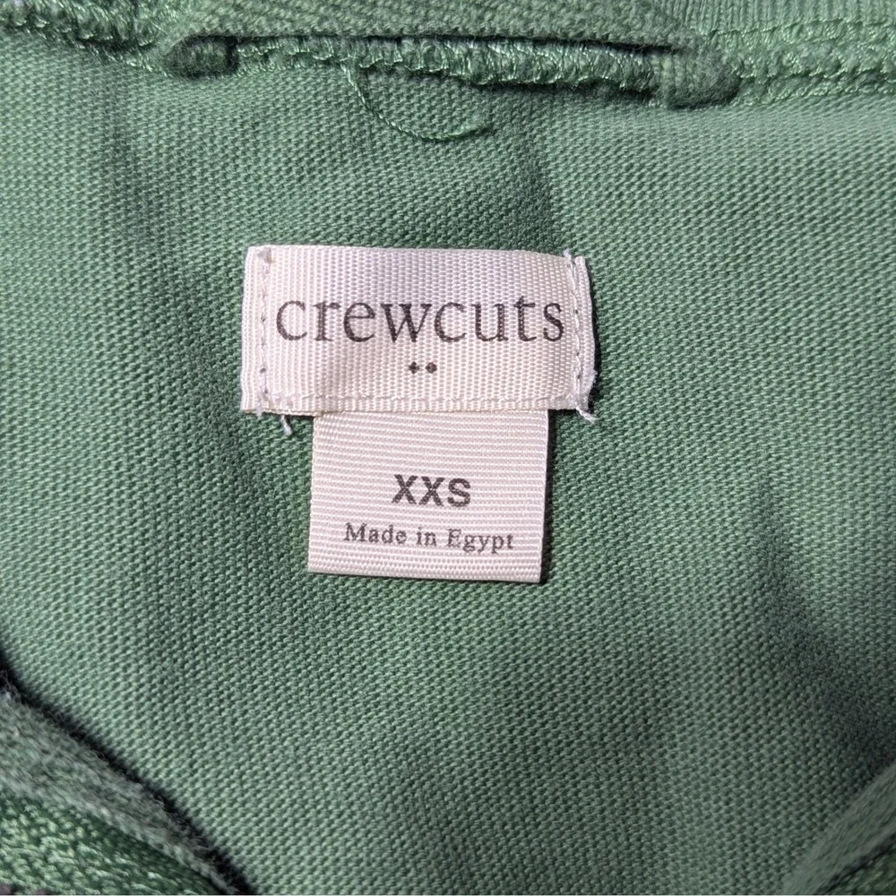 Crewcuts Half Zip Pullover Sweatshirt |‎ Boys XXS (2T) | Green